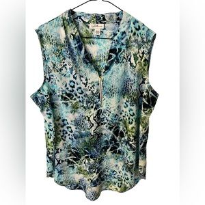 Jaclyn Smith Sleeveless Blouse - Sz XL (EUC)